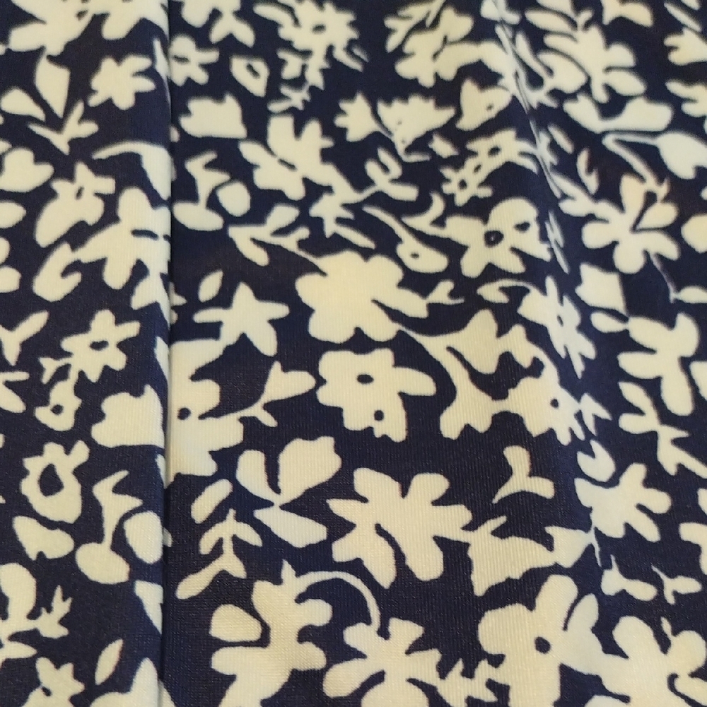 SHEIN Blue Floral Pencil Skirt - Picture 7 of 9